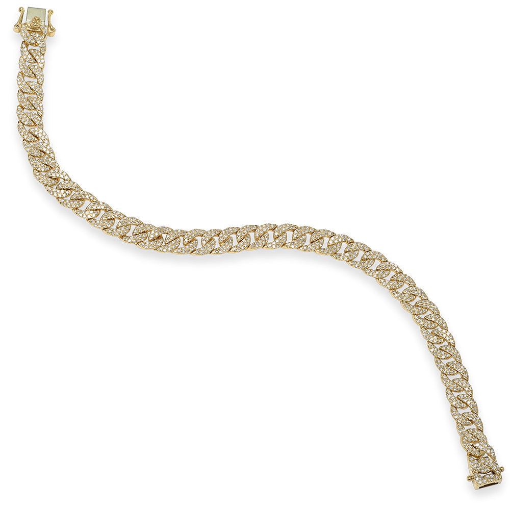 Havana 1.69 Ct. Diamond Pave Link Bracelet