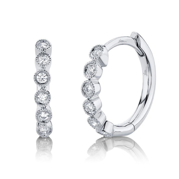 DIAMOND HUGGIE EARRING