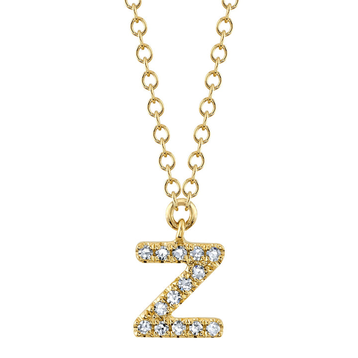 0.04CT DIAMOND NECKLACE - INITIAL Z