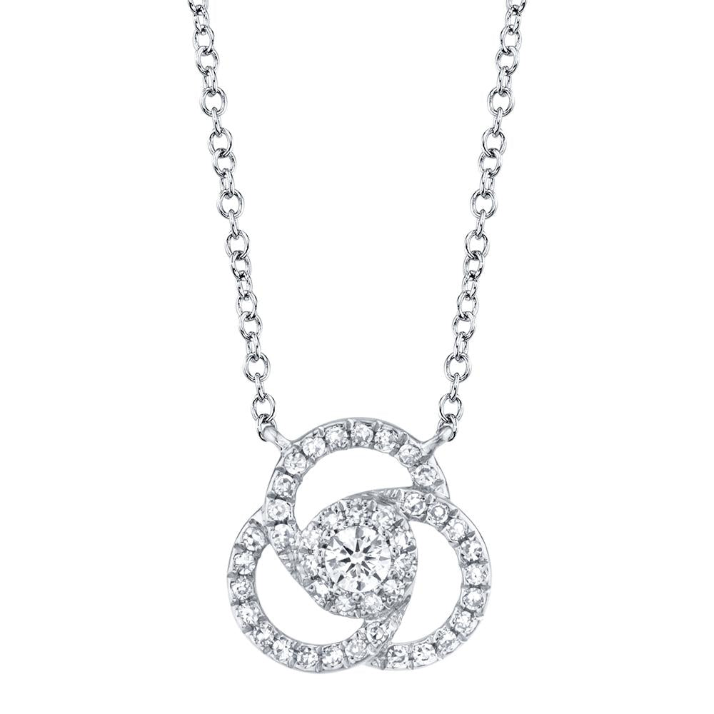 DIAMOND LOVE KNOT NECKLACE