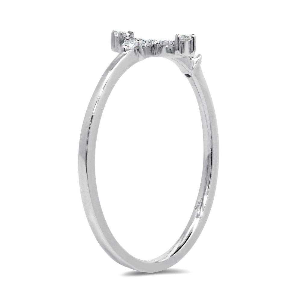 0.09Ct Diamond Cross Ring