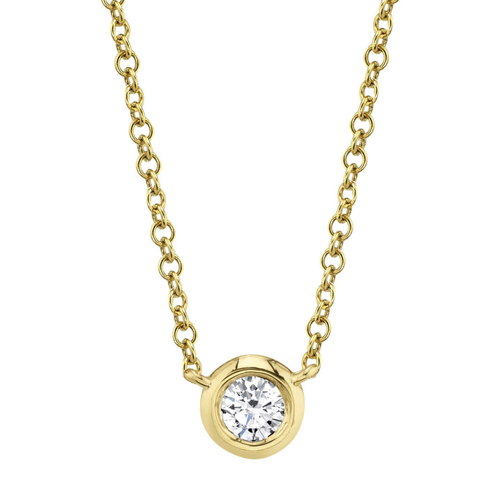 DIAMOND BEZEL NECKLACE