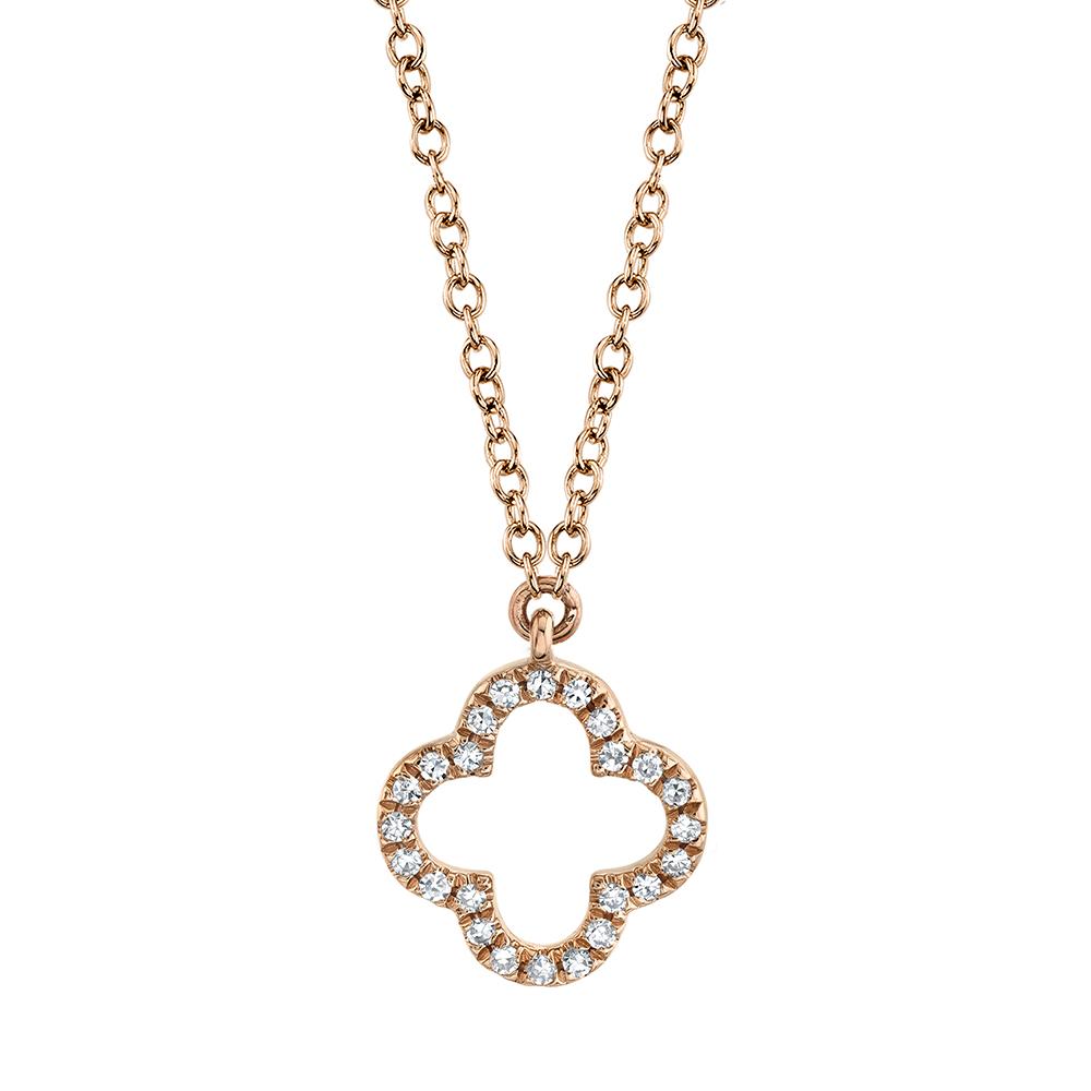 DIAMOND CLOVER NECKLACE