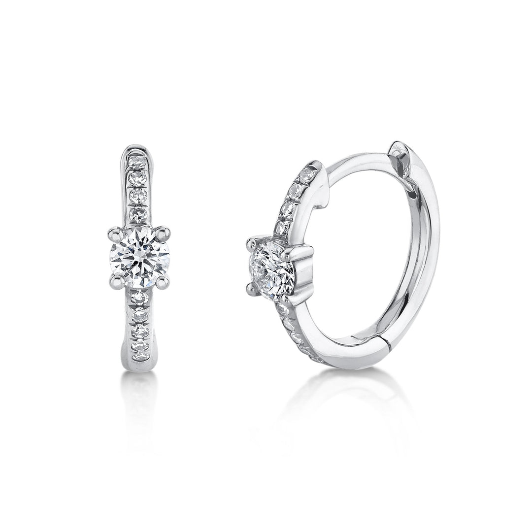 DIAMOND HUGGIE EARRING