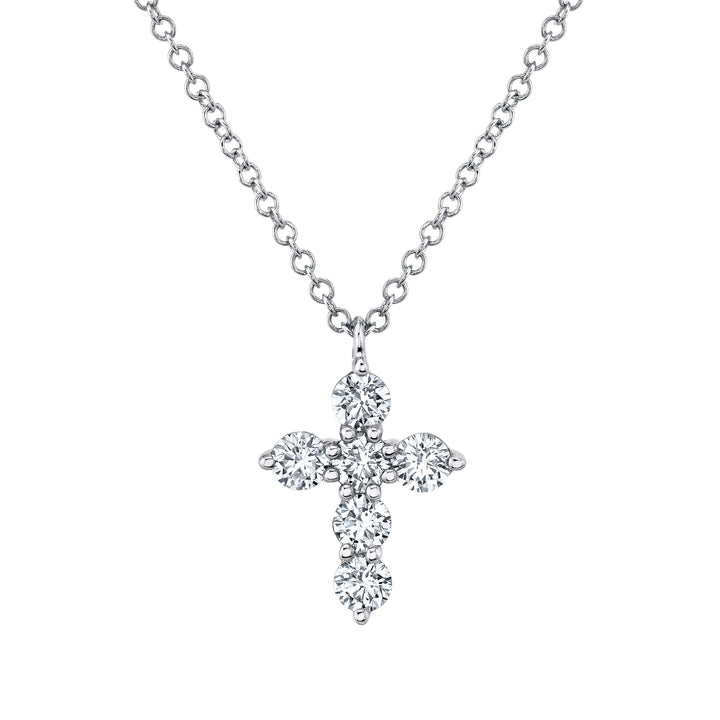 0.50CT DIAMOND CROSS NECKLACE